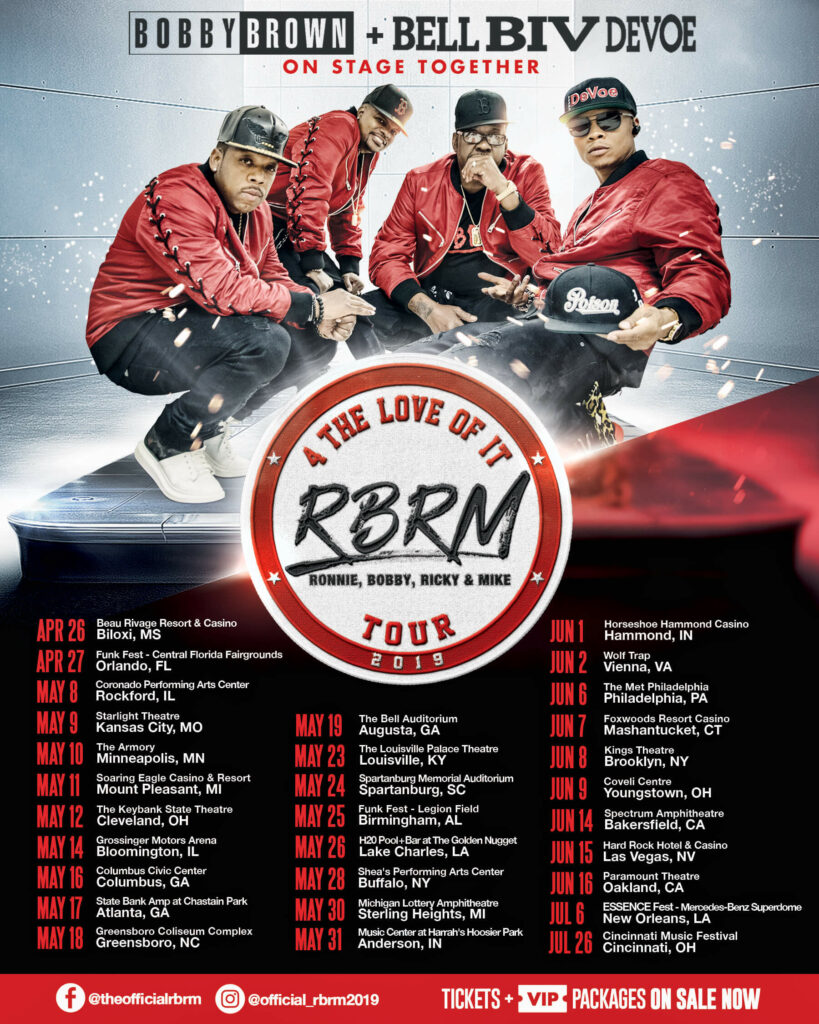 RBRM’ Multiplatinum Pop/R&B Icons Ronnie, Bobby, Ricky, and Mike