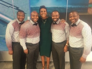 The Wardlaw Brothers with Robin Roberts 2015