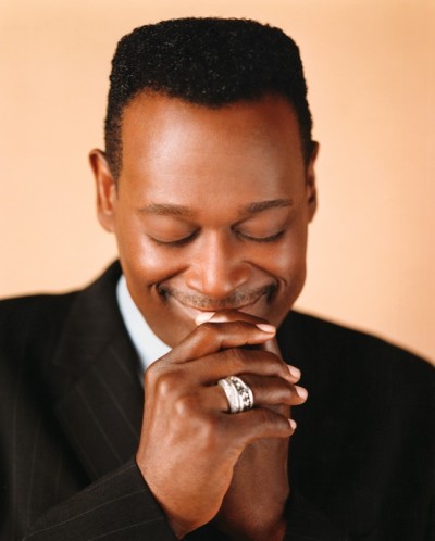 ca. 2001 --- Luther Vandross Looking Down --- Image by © Kwaku Alston/CORBIS OUTLINE